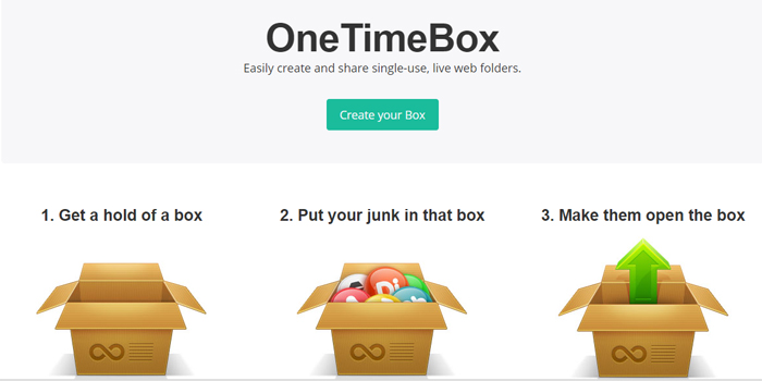 OneTimeBox: App for Temporary File Storage!